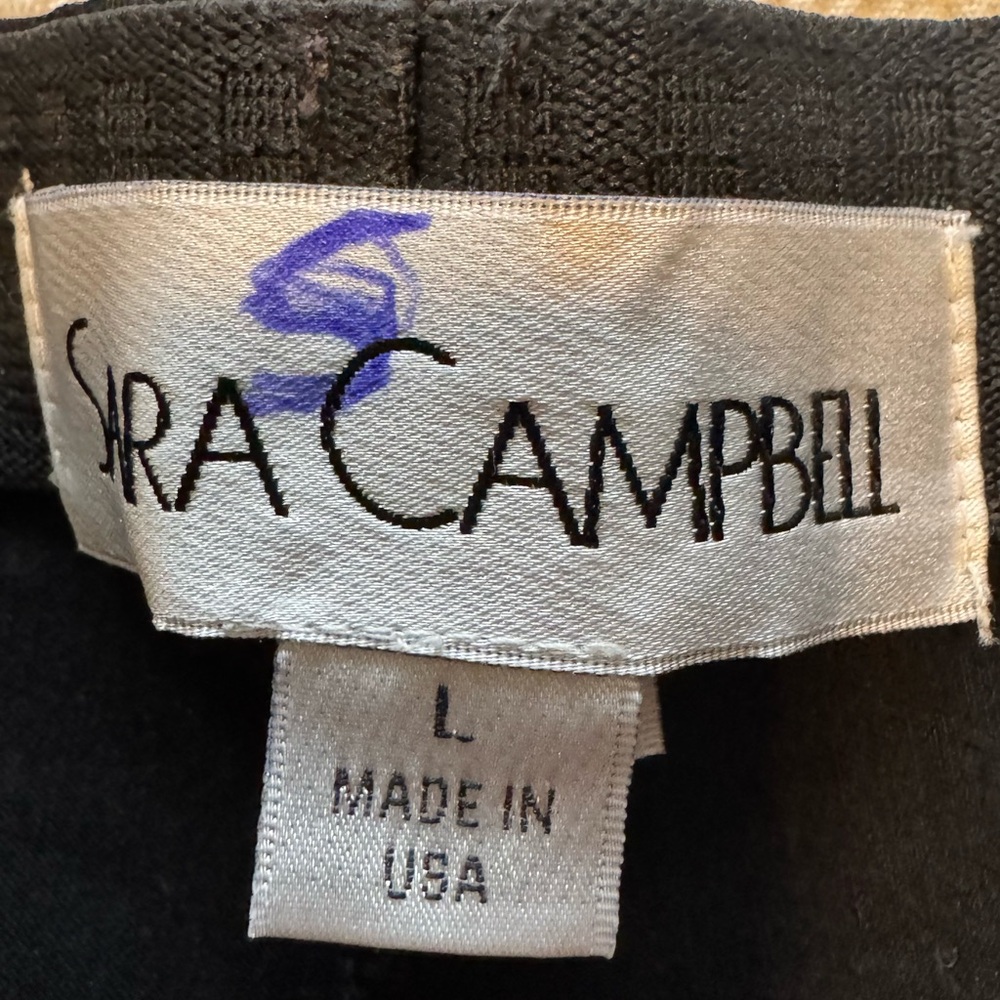 Sara Campbell Black Ankle Pants